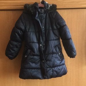 London Fog- Black Puffer Coat